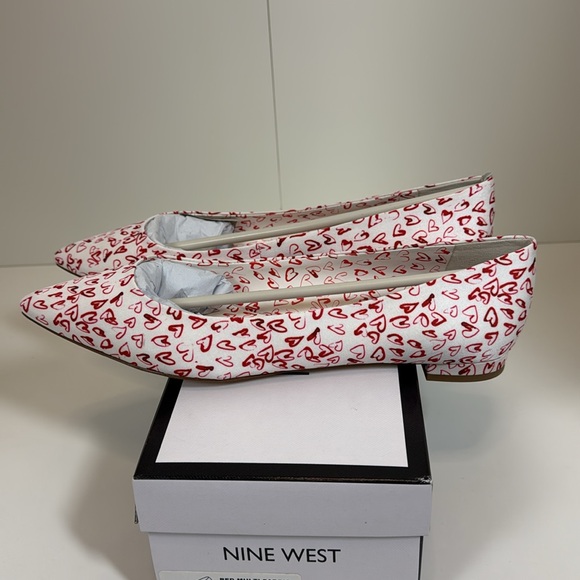 NIB Nine West Alice A2 Heart Flats Size 11 M - Picture 5 of 7